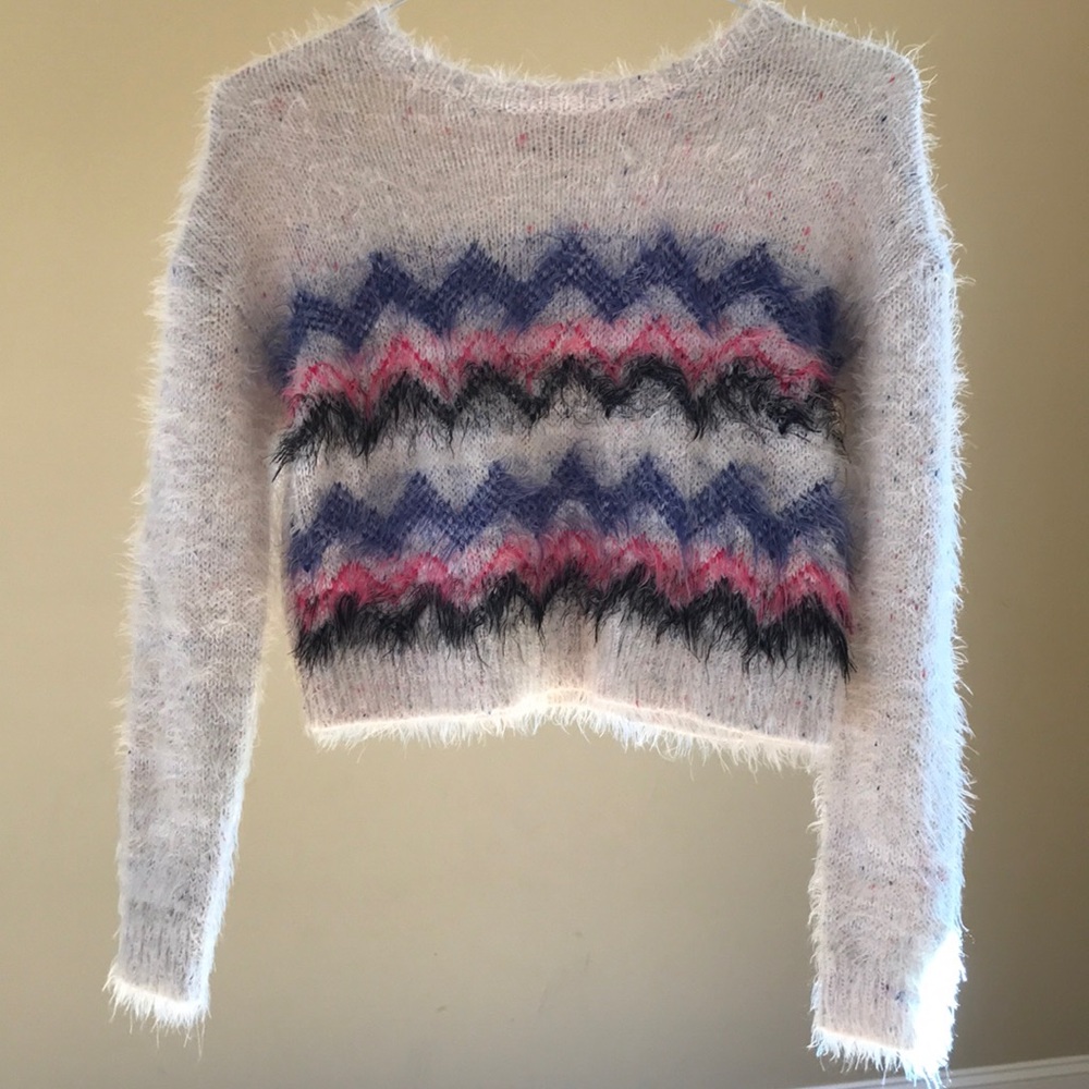 Girls Tucker + Tate Cropped Sweater.